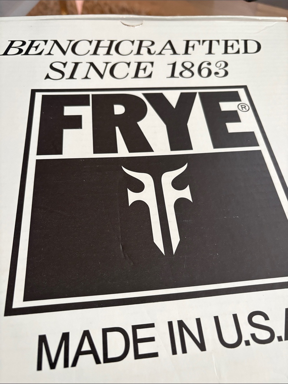 Frye Black Leather and Black Heeled “Harness” Boots